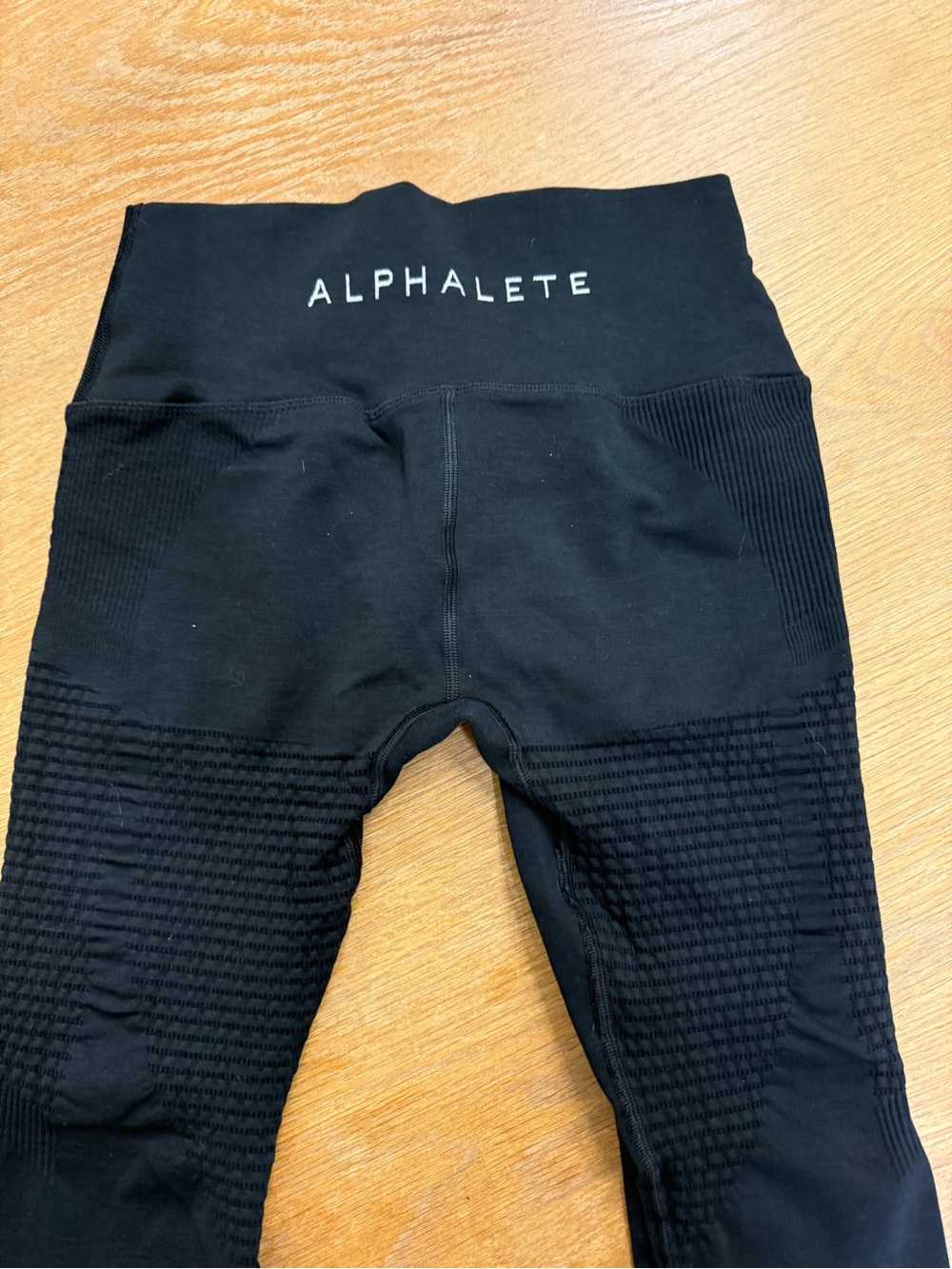 Alphalete High-Rise Black Seamless Leggings